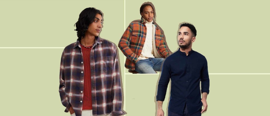 Men's flannel shirts for an easy-breezy autumn feel
