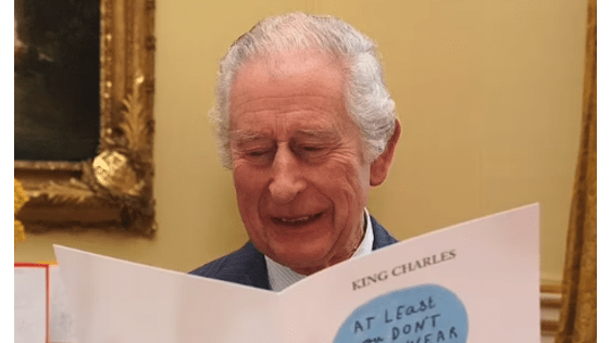 The cards that cheered up King Charles